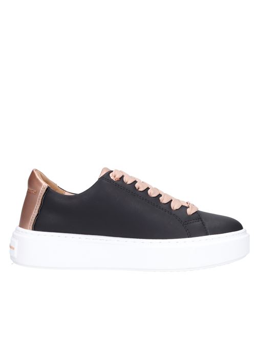 Leather and faux leather trainers ALEXANDER SMITH | N1D 02BCP LONDONNERO-ROSA
